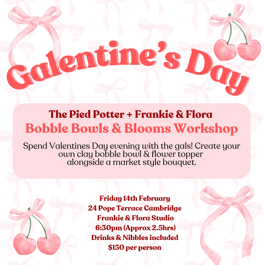 Galentine's Day Workshop: Bobble Bowls & Blooms