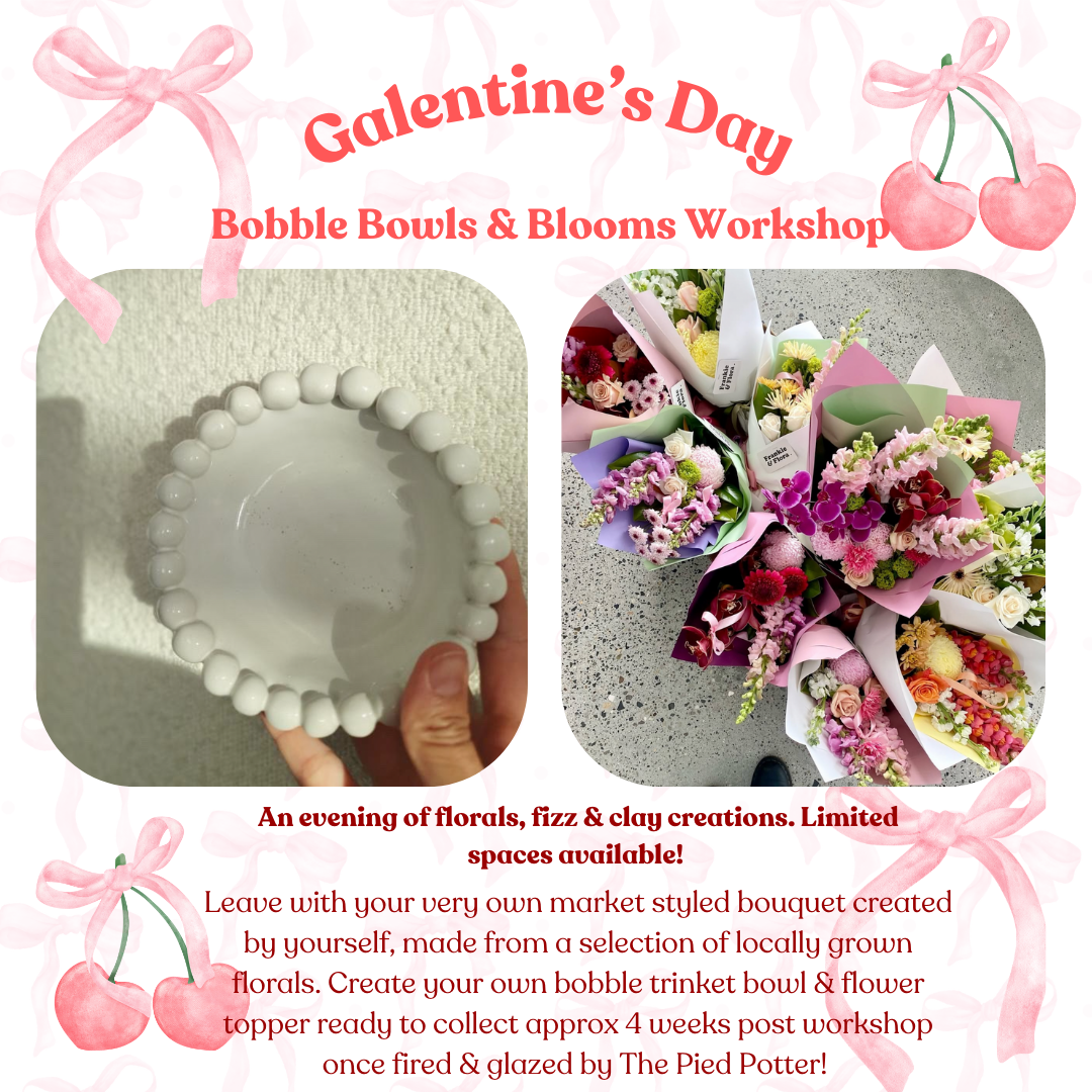 Galentine's Day Workshop: Bobble Bowls & Blooms