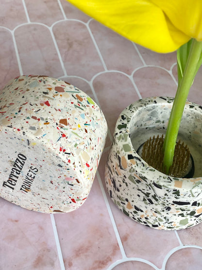 Confetti Forage Bowl + Flower Frog